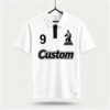 White factory direct sales team football suit set sports shirt European Cup fan breathable quick drying training suit team uniform